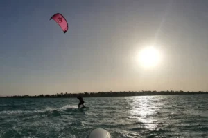 Kite surfing in El Gouna, Egypt!